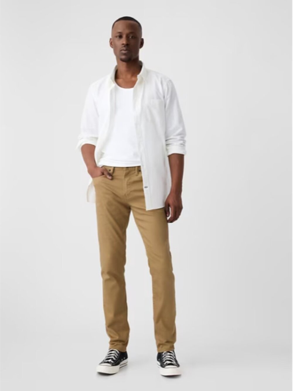 Men's GapFlex Slim Travel Jeans - Perfect Khaki
